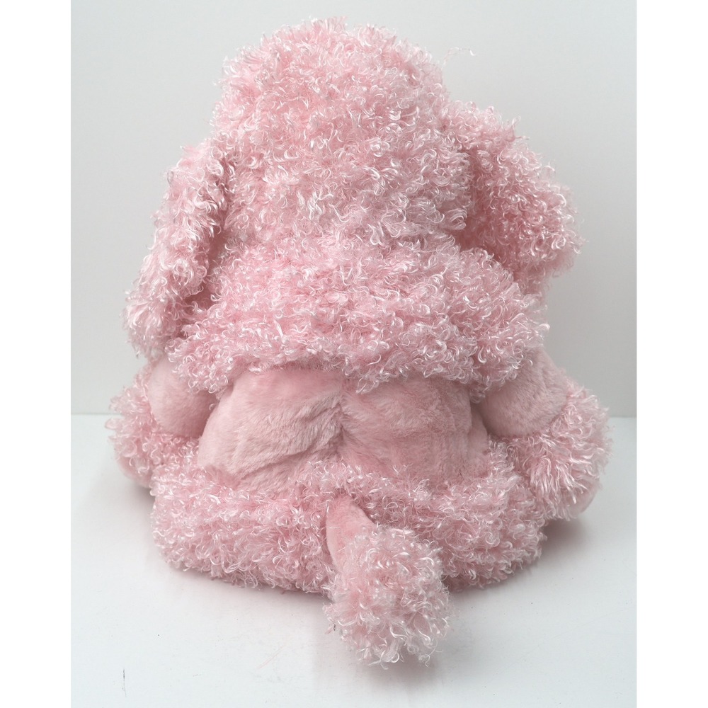 Build-A-Bear Workshop Pink Poodle Plush Stuffed Animal Curly Fur 20" Dog Toy - Picture 3 of 10